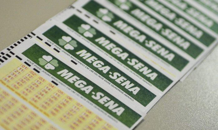 Bilhetes de aposta da mega-sena