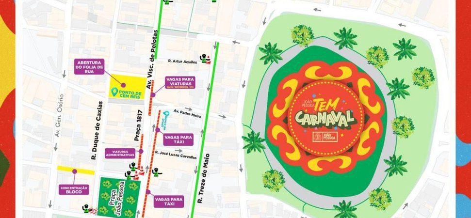 Mapa Semob Folia de Rua